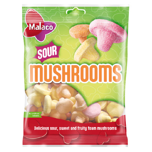 Malaco Sour Mushrooms 100g
