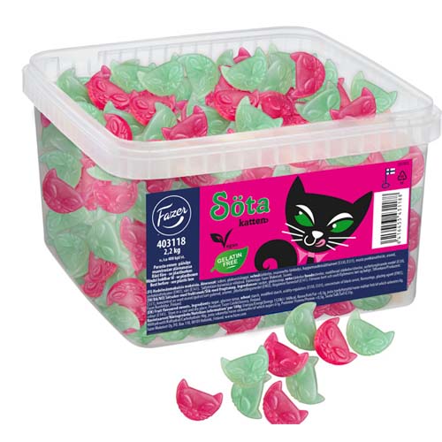 Fazer Sweet Cats Bulk 4.85 lbs - Swedish Godis Shop - Swedish Candy Shop
