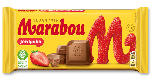 Marabou Strawberry 185 g - Swedish Godis Shop - Swedish Candy Shop