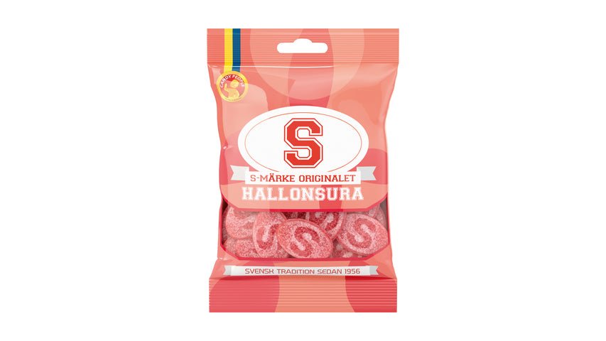 S - Märke Raspberry sour - Swedish Godis Shop - Swedish Candy Shop
