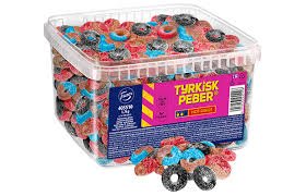 Tyrkisk Peber Hot Rings Bulk 3.75 lbs - Swedish Godis Shop - Swedish Candy Shop