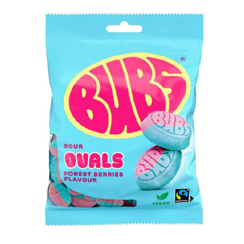 Bubs Sour Ovals Forest Berries (Made in Sweden)