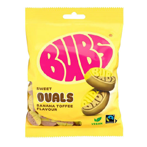 Bubs Sweet Ovals Banana Toffee (Made in Sweden)