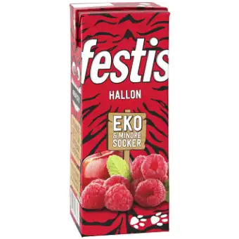 Festis Organic Raspberry Fruit Drink