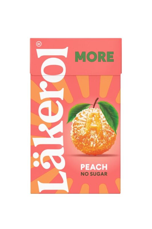 Läkerol More Peach 30g