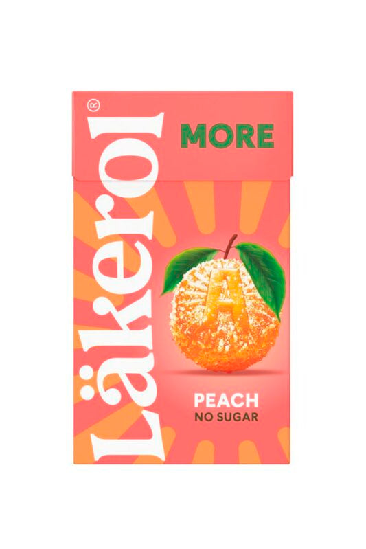 Läkerol More Peach 30g
