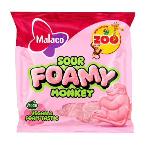 Malaco Zoo Sour Foamy Monkeys 115g