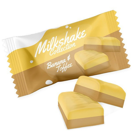 Banana & Toffee Milkshake - Swedish Godis Shop - Swedish Candy Shop