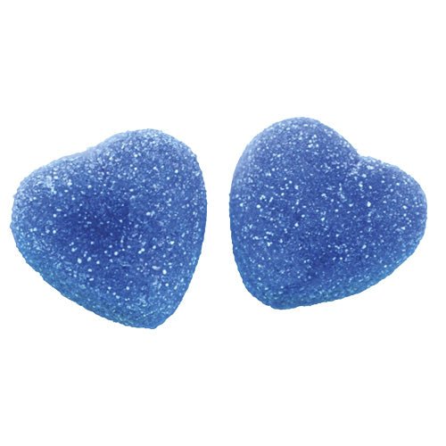 Blue Raspberry Hearts - Swedish Godis Shop - Swedish Candy Shop