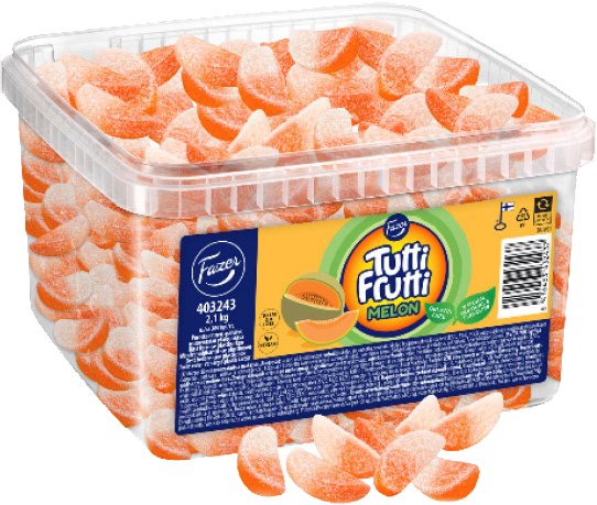 Fazer Tutti Frutti Melon Bulk 4.63 lbs - Swedish Godis Shop - Swedish Candy Shop