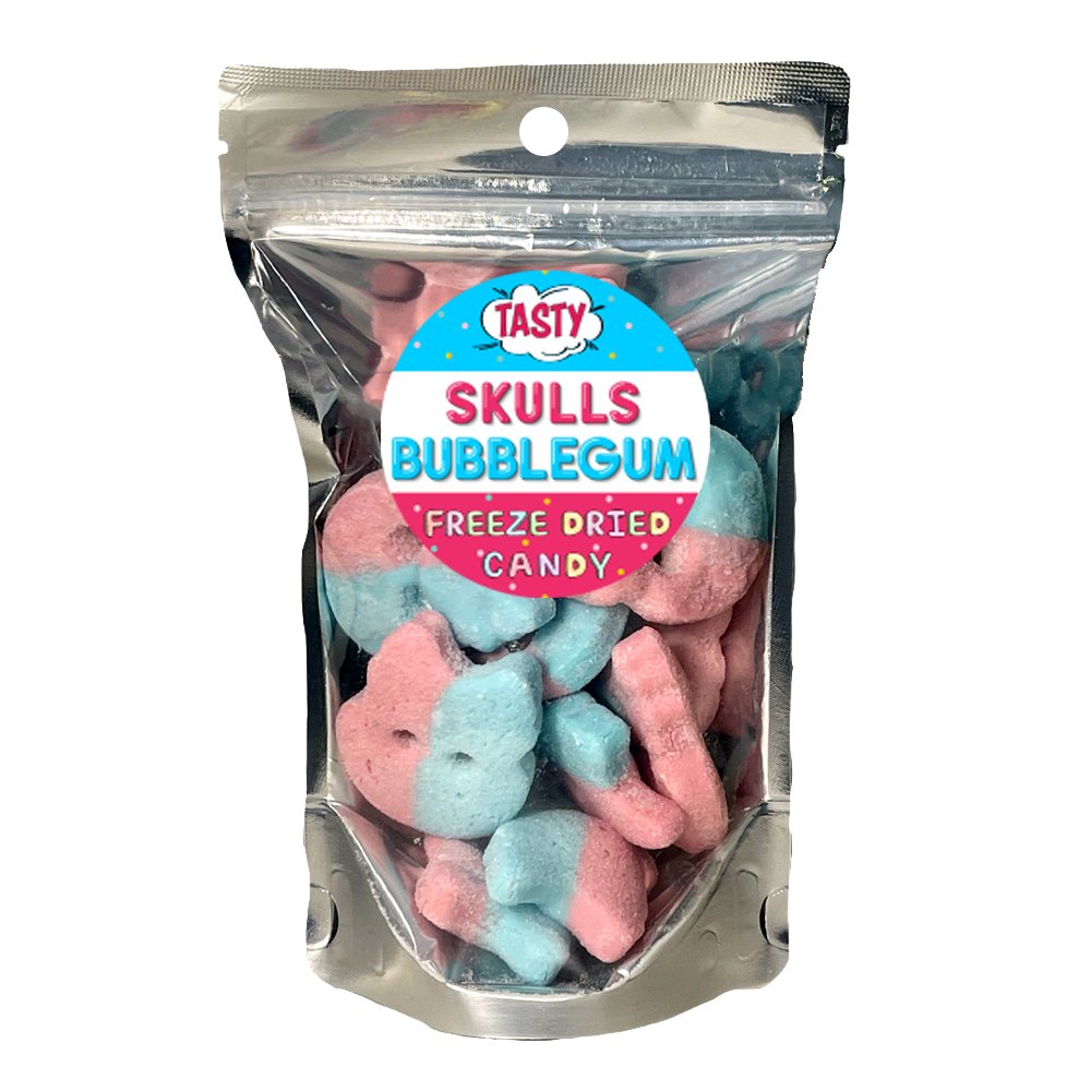 Freeze dried Bubs Dizzy Skulls 120g - Swedish Godis Shop - Swedish Candy Shop