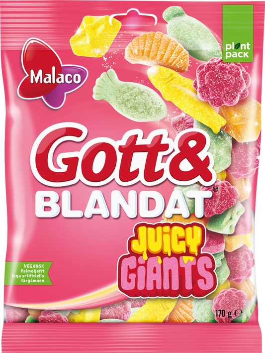 Gott & Blandat Juicy Giants - Swedish Godis Shop - Swedish Candy Shop