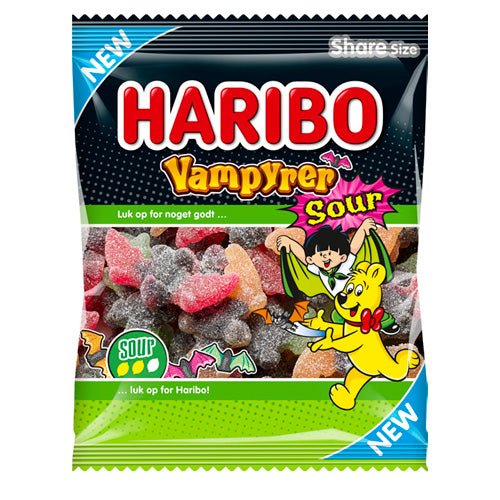 Haribo Sour Vampires 120g - Swedish Godis Shop - Swedish Candy Shop