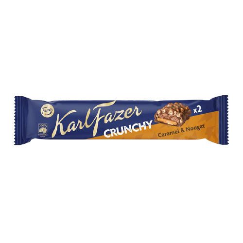 Karl Fazer Crunchy Caramel & Nougat Double 55 g (1.94 oz) - Swedish Godis Shop - Swedish Candy Shop