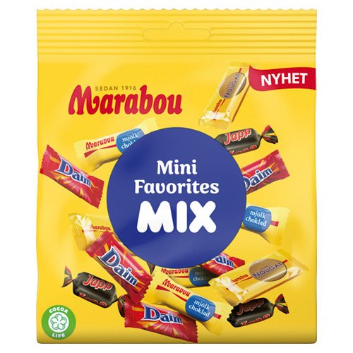 Marabou Mini Mix Favorites - Swedish Godis Shop - Swedish Candy Shop