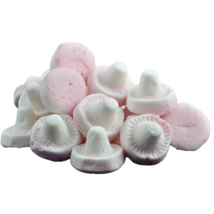 Marshmallow Mushrooms Bulk 3.97 lbs BiB - Swedish Godis Shop - Swedish Candy Shop