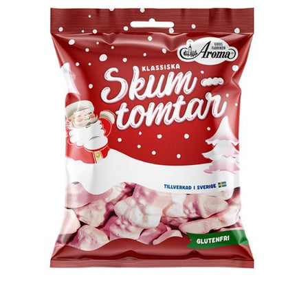 Marshmallow Santa - Skumtomtar 90g - Swedish Godis Shop - Swedish Candy Shop