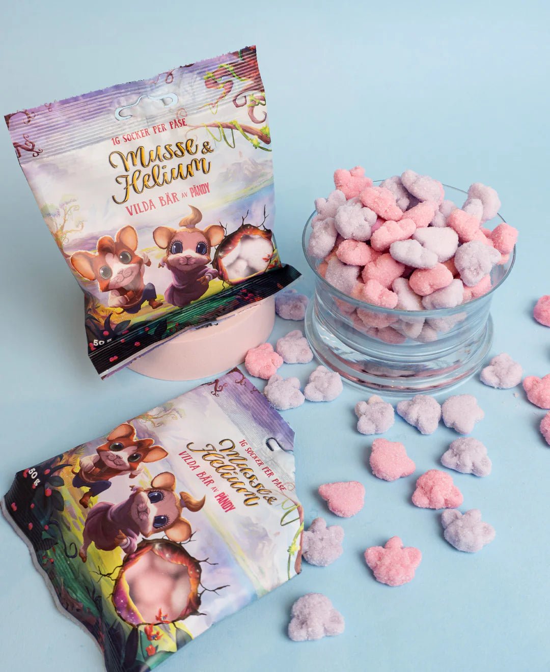 PÄNDY Candy Musse & Helium Wild Berries - Swedish Godis Shop - Swedish Candy Shop