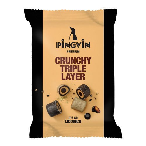 Pingvin Crunchy Triple Layer 90 g - Swedish Godis Shop - Swedish Candy Shop