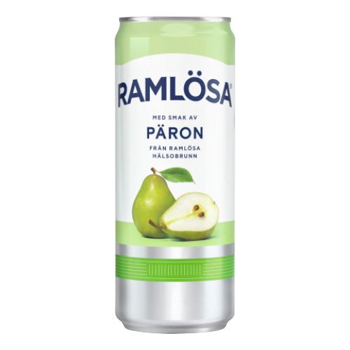 Ramlösa Pear 33cl Slim Can - Swedish Godis Shop - Swedish Candy Shop