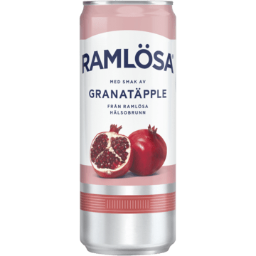 Ramlösa Pomegranate 33cl Slim Can - Swedish Godis Shop - Swedish Candy Shop