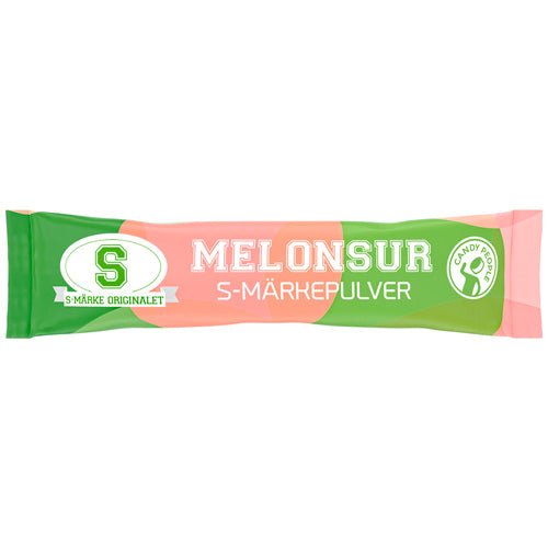 S - Märke Sour Melon Powder - Swedish Godis Shop - Swedish Candy Shop