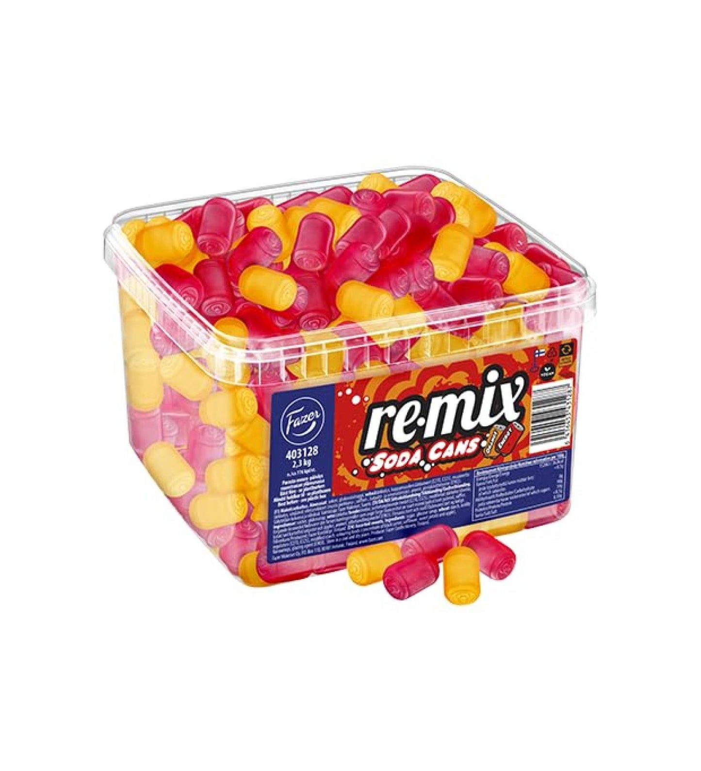 Remix Soda Cans Bulk 5.07 lbs