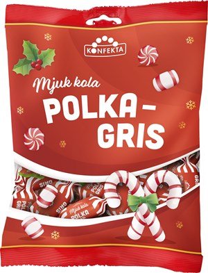 Soft Candy Cane Peppermint Caramel - Swedish Godis Shop - Swedish Candy Shop