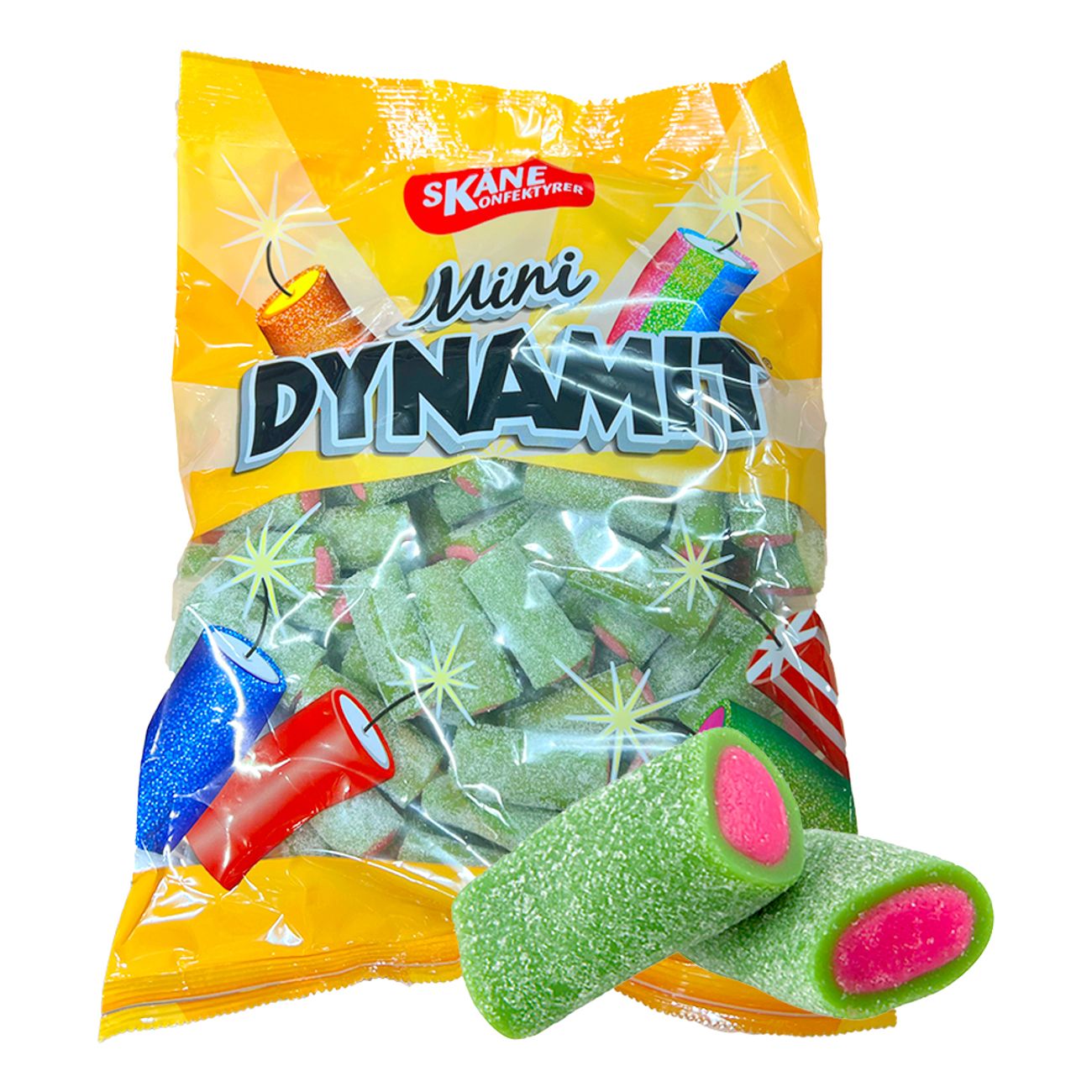 Sour Fizzy Dynamite Bulk 1 kg (2.20lbs) Bag - Swedish Godis Shop - Swedish Candy Shop