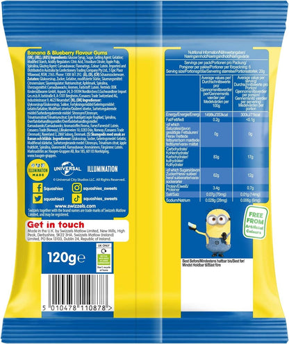 Squashies Minions 120g - Swedish Godis Shop - Swedish Candy Shop