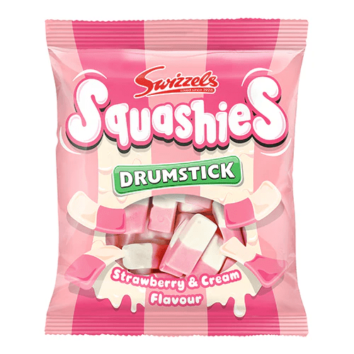 Squashies Strawberry & Cream 140g - Swedish Godis Shop - Swedish Candy Shop