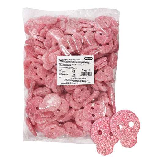 Sour Pink Skulls Bulk 4.40 lbs