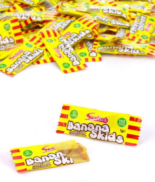 Swizzel's Banana Skids - Swedish Godis Shop - Swedish Candy Shop