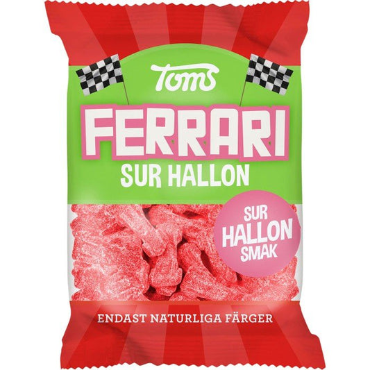 Toms Ferrari Sour Raspberry - Swedish Godis Shop - Swedish Candy Shop