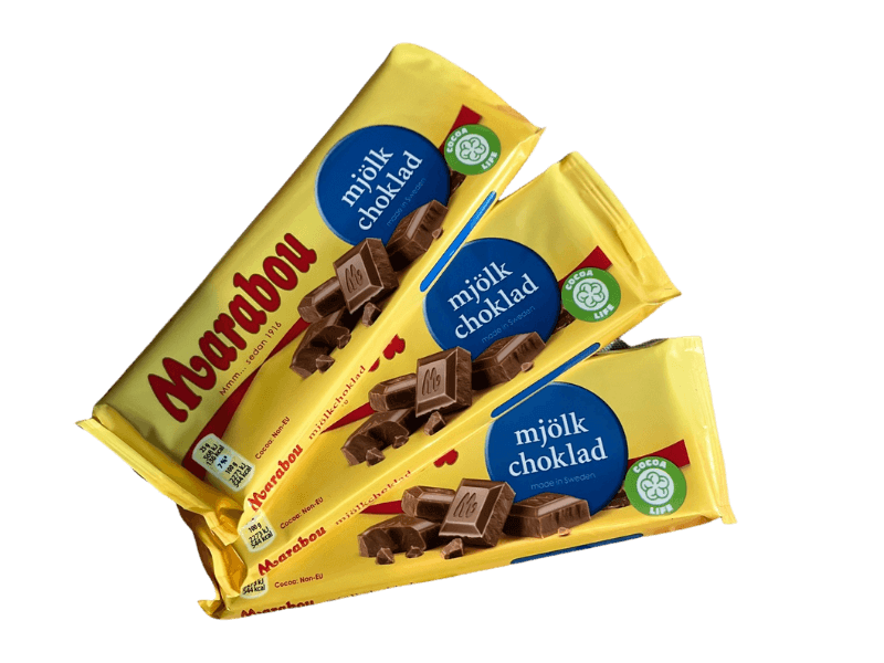 3-Pack Marabou Mjölkchoklad 100g - Swedish Godis Shop