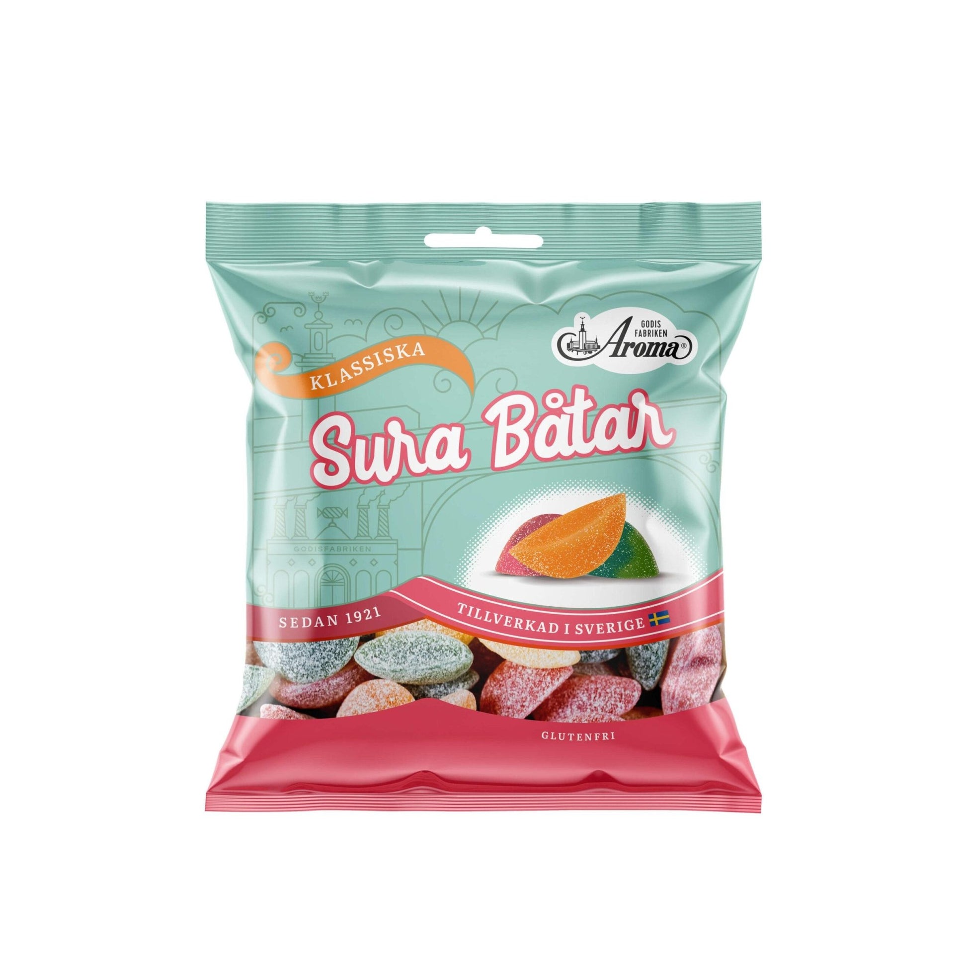 Aroma Sour Boats 80g - Swedish Godis Shop