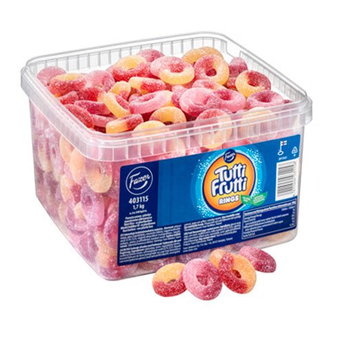 Fazer Tutti Frutti Rings Bulk - Swedish Godis Shop