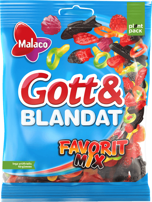 Gott & Blandat Favorit Mix - Swedish Godis Shop