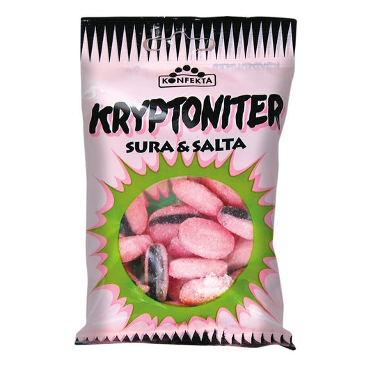Konfekta Kryptonites Sour and Salty - Swedish Godis Shop