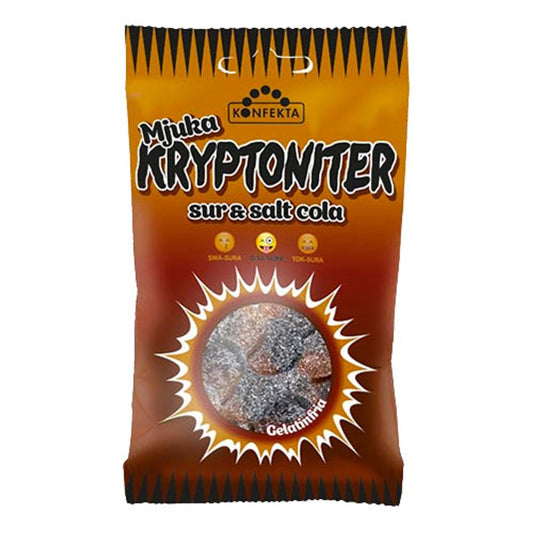 Konfekta Kryptonites Sour and Salty Cola - Swedish Godis Shop