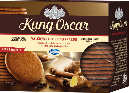 Kung Oscar pepparkakor 300g PRE-ORDER - Swedish Godis Shop