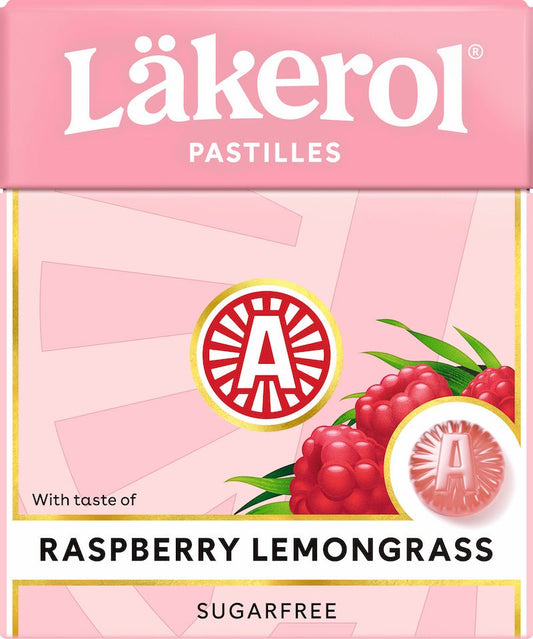 Läkerol Raspberry Lemongrass - Swedish Godis Shop