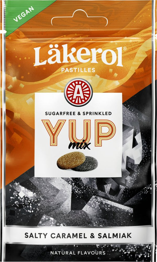 Läkerol YUP Mix Salty Caramel & Salmiak - Swedish Godis Shop