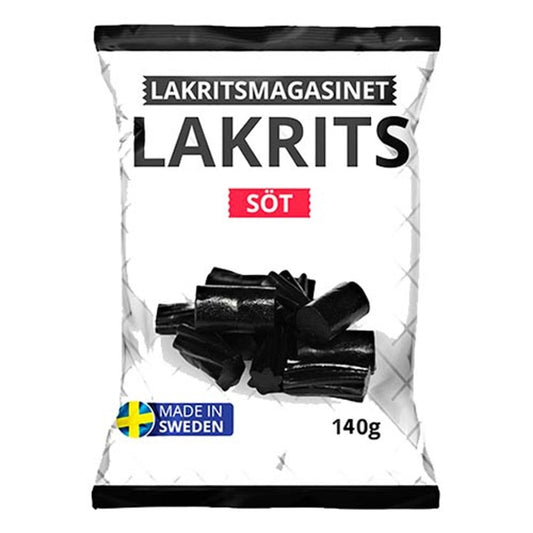 Lakritsmagasinet Sweet Licorices 140g - Swedish Godis Shop