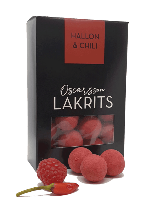 Licorice Hallon & Chili- Raspberry & Chili - Swedish Godis Shop