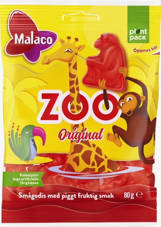 Malaco Zoo 80g - Swedish Godis Shop