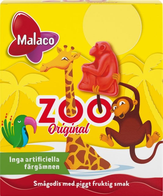 Malaco Zoo classic box 25g - Swedish Godis Shop