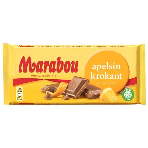 Marabou Apelsinkrokant 200 g - Swedish Godis Shop