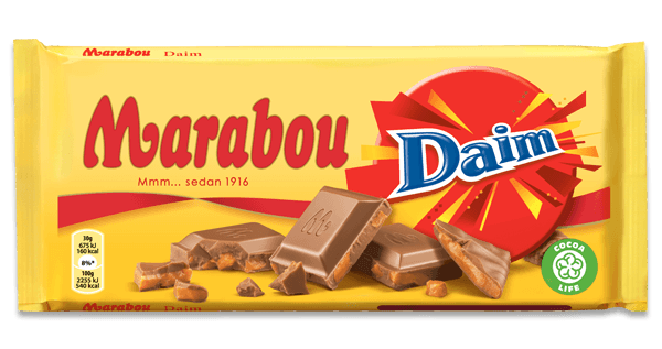 Marabou Daim Mjölkchoklad 100g - Swedish Godis Shop