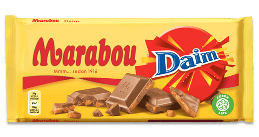 Marabou Daim Mjölkchoklad 100g - Swedish Godis Shop